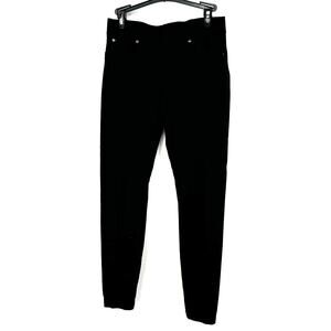 Trina‎ Turk Size 4 Pants Black Stretch Jegging Denim Skinny Pull On Casual Basic